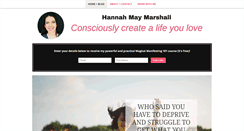Desktop Screenshot of hannahmaymarshall.com